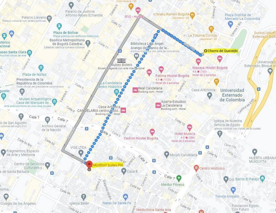 Grandioso Apartaestudio La Candelaria Bogotá Kültér fotó