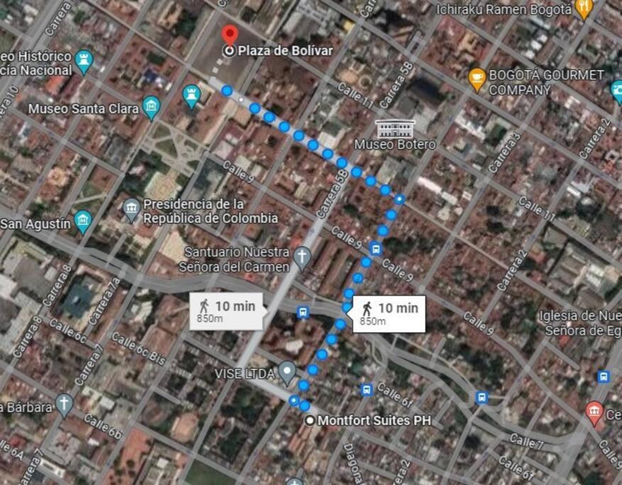 Grandioso Apartaestudio La Candelaria Bogotá Kültér fotó